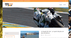 Desktop Screenshot of energetique-du-sport.com